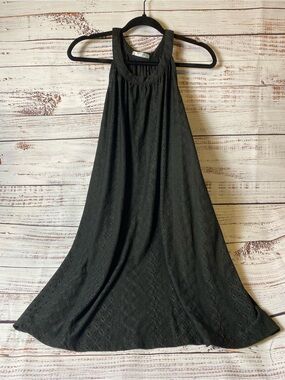 Black Halter Mini Dress - Classic Sleeveless Style